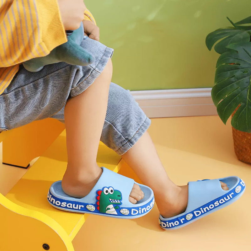 Chinelo Infantil Anti-Derrapante Crocks Dino