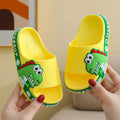 Chinelo Infantil Anti-Derrapante Crocks Dino