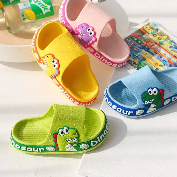 Chinelo Infantil Anti-Derrapante Crocks Dino