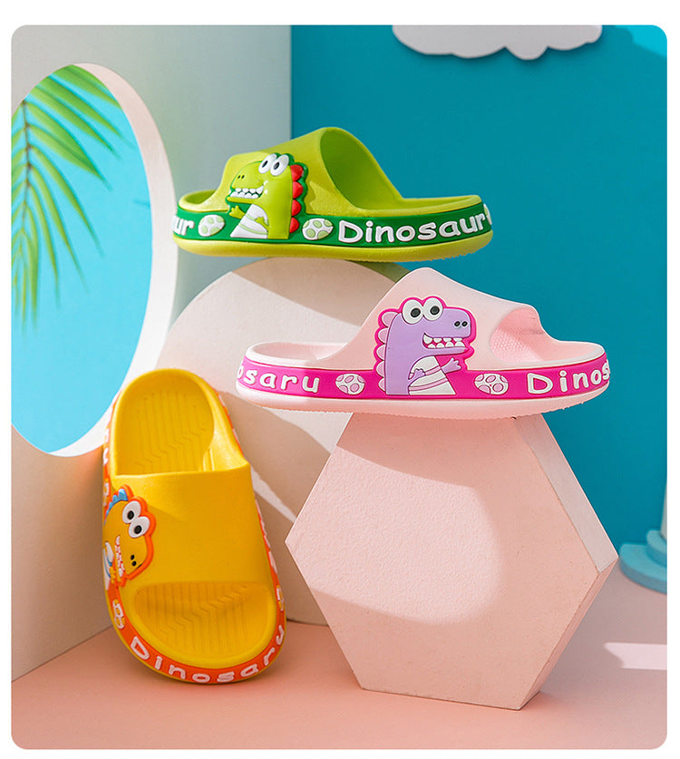 Chinelo Infantil Anti-Derrapante Crocks Dino